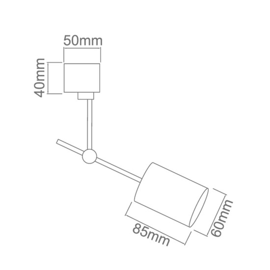 Orlicki Design Stick Bianco fehér mennyezeti spotlámpa (OR-OR82470) GU10 1 izzós IP20