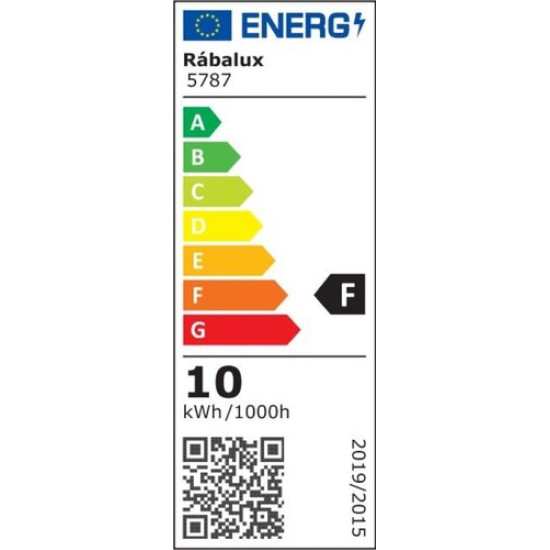 Rábalux Abbey króm LED fürdőszobai fali lámpa (RAB-5787) LED 1 izzós IP44