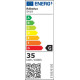 Rábalux Adonias fekete-fehér LED mennyezeti csillár ventilátor (RAB-5419) LED 1 izzós IP20