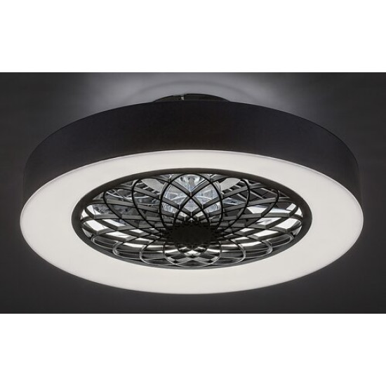 Rábalux Adonias fekete-fehér LED mennyezeti csillár ventilátor (RAB-5419) LED 1 izzós IP20