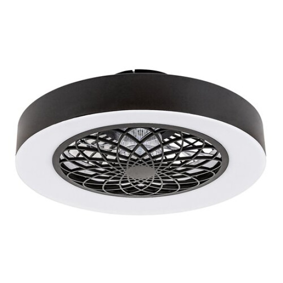 Rábalux Adonias fekete-fehér LED mennyezeti csillár ventilátor (RAB-5419) LED 1 izzós IP20