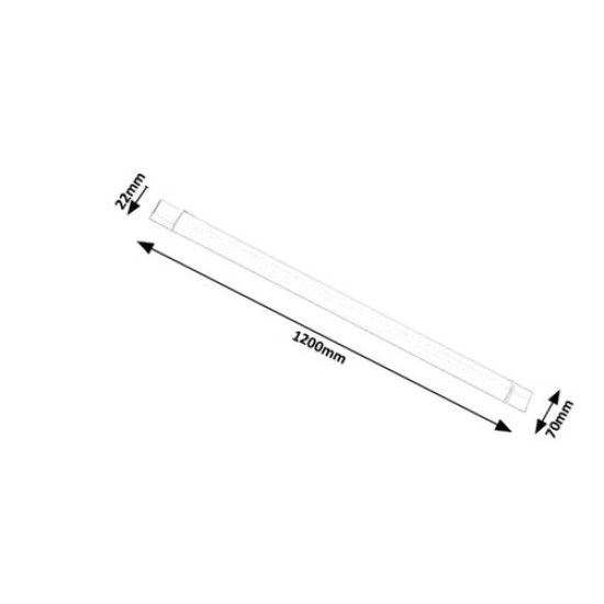 Rábalux Batten Light fehér LED pultmegvilágító lámpa (RAB-1453) LED 1 izzós IP20