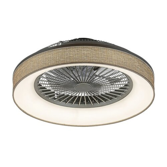 Rábalux Benicio szürke-fehér LED mennyezeti csillár ventilátor (RAB-5420) LED 1 izzós IP20