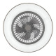 Rábalux Benicio szürke-fehér LED mennyezeti csillár ventilátor (RAB-5420) LED 1 izzós IP20