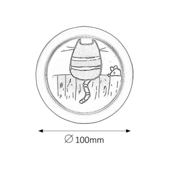 Rábalux Cathy többszínű LED fali gyerek lámpa (RAB-4564) LED 1 izzós IP20