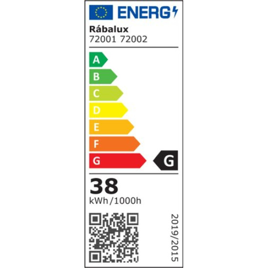 Rábalux Ceilo fekete-fehér függesztett lámpa (RAB-72001) LED 1 izzós IP20