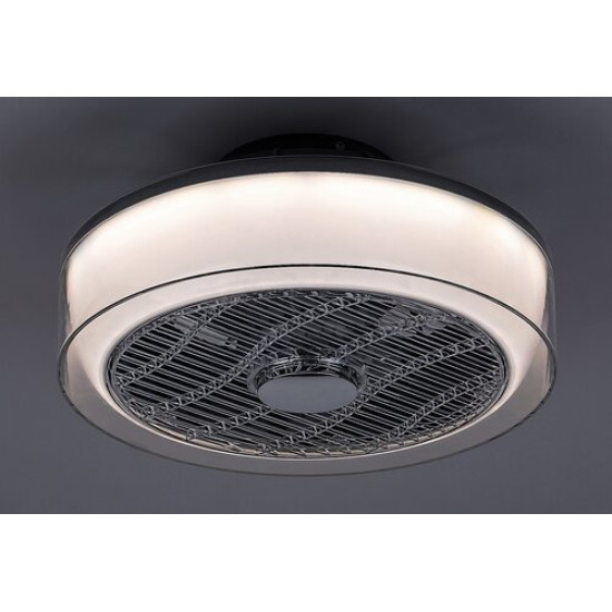 Rábalux Dalfon szürke LED mennyezeti csillár ventilátor (RAB-6857) LED 1 izzós IP20