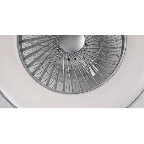 Rábalux Dalfon ezüst-fehér LED mennyezeti csillár ventilátor (RAB-6858) LED 1 izzós IP20