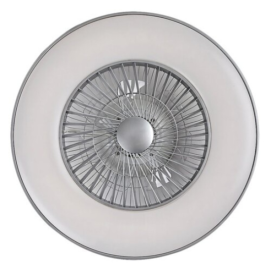 Rábalux Dalfon ezüst-fehér LED mennyezeti csillár ventilátor (RAB-6858) LED 1 izzós IP20