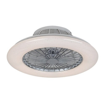 Rábalux Dalfon ezüst-fehér LED mennyezeti csillár ventilátor (RAB-6859) LED 1 izzós IP20