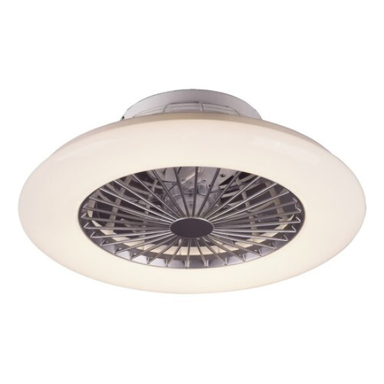 Rábalux Dalfon ezüst-fehér LED mennyezeti csillár ventilátor (RAB-6859) LED 1 izzós IP20