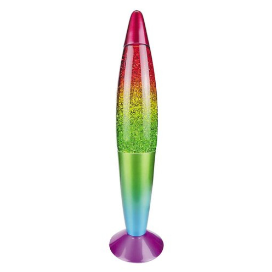 Rábalux Glitter Rainbow többszínű asztali lávalámpa (RAB-7008) E14/G45 1 izzós IP20