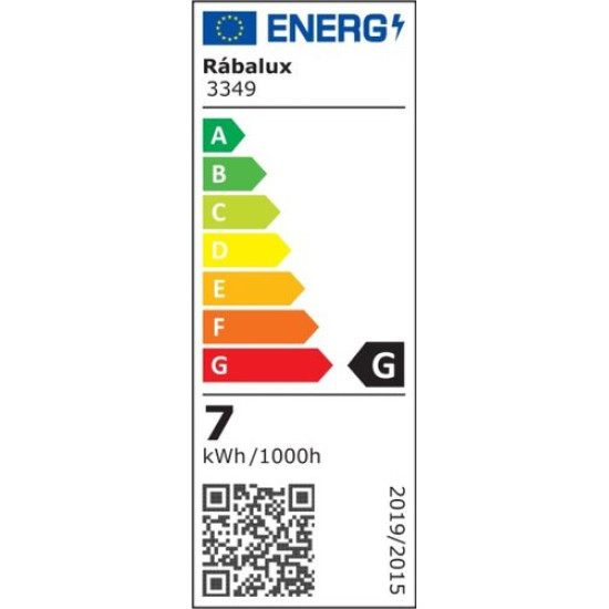 Rábalux Misha ezüst-fehér LED asztali lámpa (RAB-3349) LED 1 izzós IP20