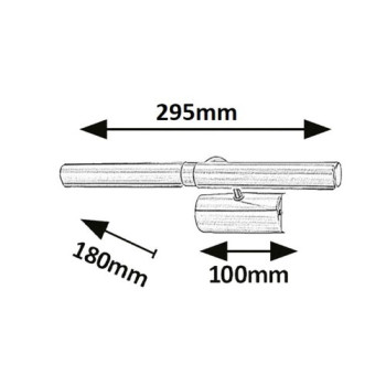 Rábalux Picture light bronz képvilágító lámpa (RAB-3644) G9 2 izzós IP20