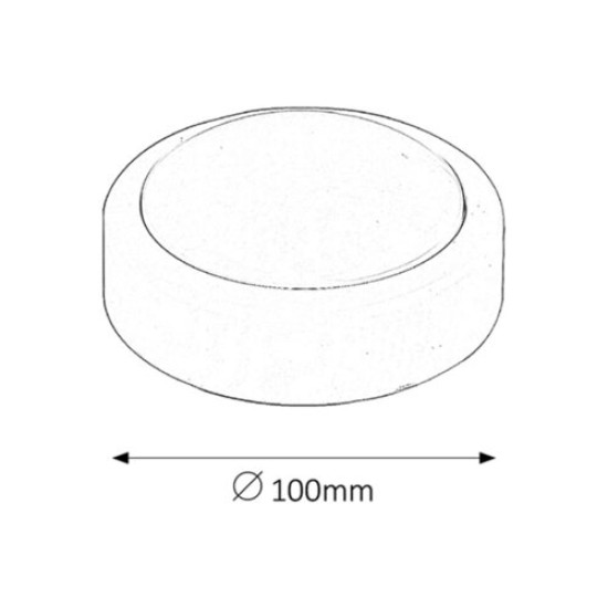 Rábalux Push light fehér LED fali lámpa (RAB-4703) LED  IP20