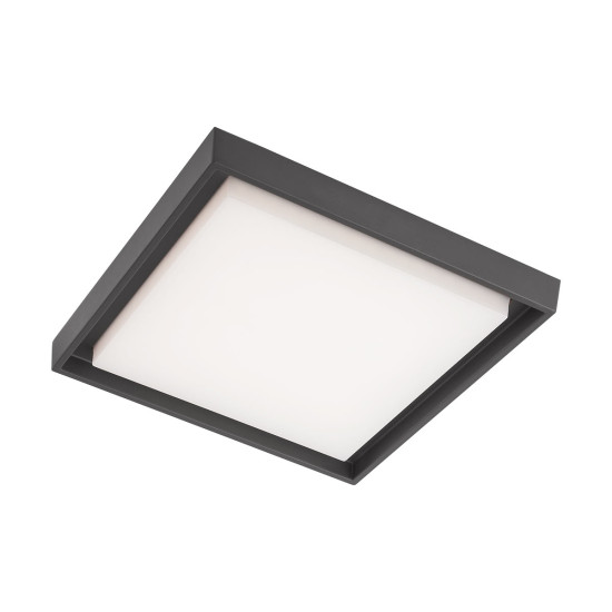 Redo Bezel szürke-fehér LED kültéri mennyezeti lámpa (RED-9190) LED 1 izzós IP54