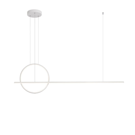 Redo Giotto fehér LED függesztett lámpa (RED-01-1847) LED 1 izzós IP20