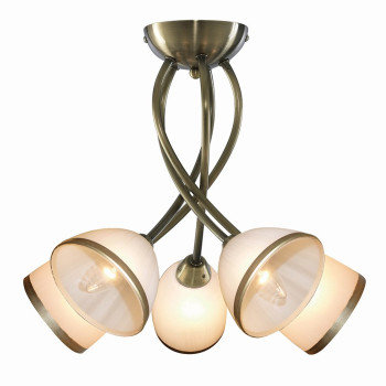 Searchlight Bijou bronz kristály függesztett lámpa (SL-6585-5AB) E14 5 izzós IP20