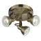 Searchlight Focus bronz mennyezeti spotlámpa (SL-1543AB) GU10 3 izzós IP20