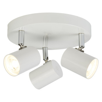 Searchlight Rollo fehér LED mennyezeti spotlámpa (SL-3173WH) LED 3 izzós IP20