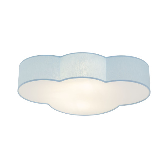 TK Lighting Cloud kék-fehér fali/mennyezeti lámpa (TK-6071) E27 4 izzós IP20