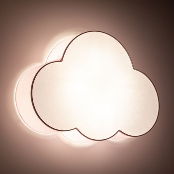 TK Lighting Cloud rózsaszín-fehér fali/mennyezeti lámpa (TK-6072) E27 4 izzós IP20