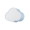 TK Lighting Cloud kék-fehér fali/mennyezeti lámpa (TK-6074) E27 2 izzós IP20