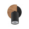 TK Lighting Cover Wood fekete-barna mennyezeti spotlámpa (TK-4673) GU10 1 izzós IP20