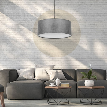 TK Lighting Earth grafit függesztett lámpa (TK-4654) E27 3 izzós IP20