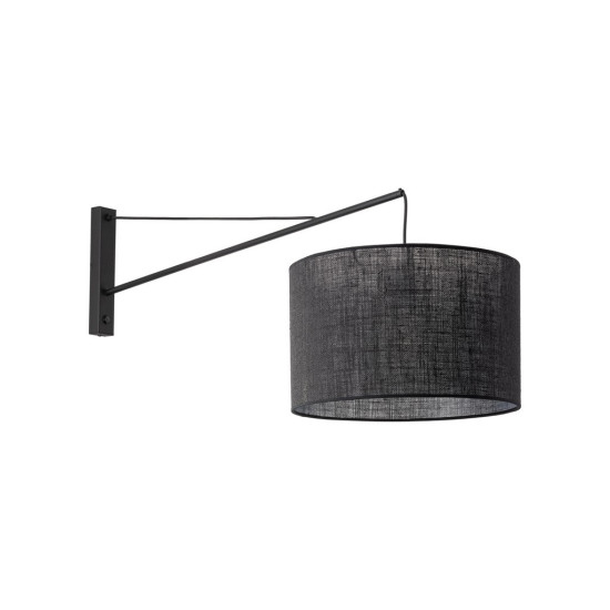 TK Lighting Glorii fekete falikar (TK-6639) E27 1 izzós IP20