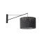 TK Lighting Glorii fekete falikar (TK-6639) E27 1 izzós IP20