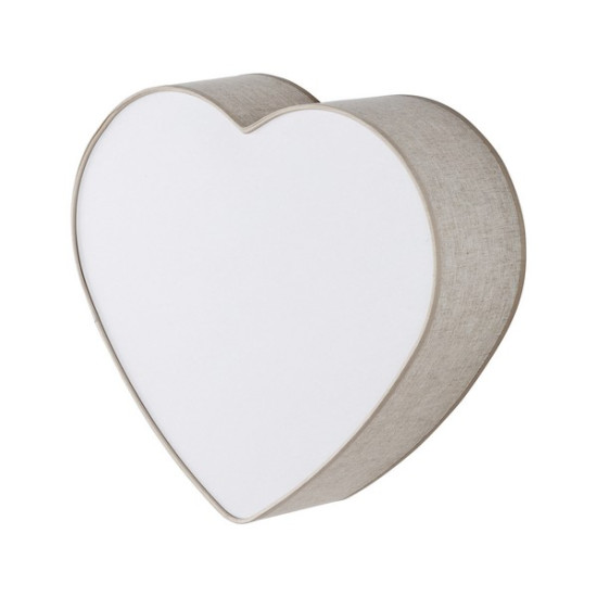 TK Lighting Heart ekrü-fehér fali/mennyezeti lámpa (TK-757) E27 2 izzós IP20