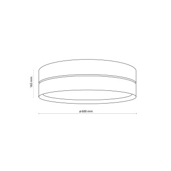 TK Lighting Hilton fekete-arany mennyezeti lámpa (TK-4345) E27 4 izzós IP20