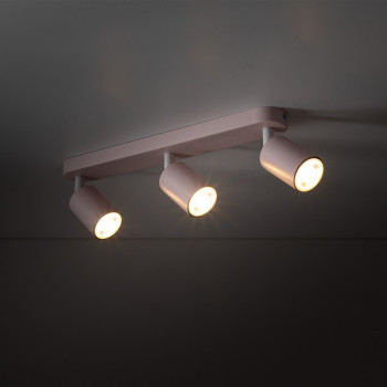 TK Lighting Livia rózsaszín mennyezeti lámpa (TK-10234) GU10 3 izzós IP20