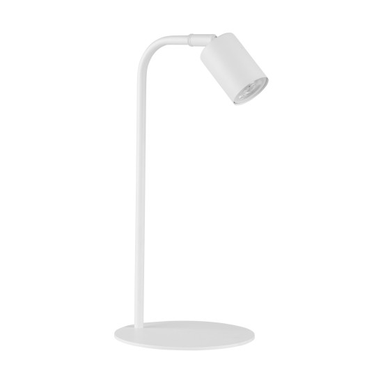 TK Lighting Logan fehér asztali lámpa (TK-5490) GU10 1 izzós IP20