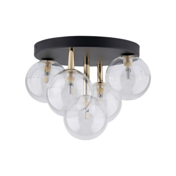 TK Lighting Nilos átlátszó-arany mennyezeti lámpa (TK-758) G9 5 izzós IP20