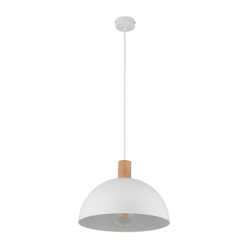 TK Lighting Oslo fehér-barna függesztett lámpa (TK-4851) E27 1 izzós IP20