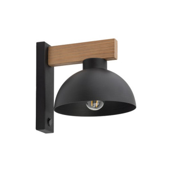 TK Lighting Oslo fekete-barna falikar (TK-4961) E27 1 izzós IP20