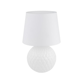 TK Lighting Santana fehér asztali lámpa (TK-16046) E27 1 izzós IP20