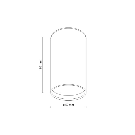 TK Lighting Top barna mennyezeti spotlámpa (TK-5733) GU10 1 izzós IP20