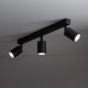 TK Lighting Top fekete mennyezeti spotlámpa (TK-6176) GU10 3 izzós IP20