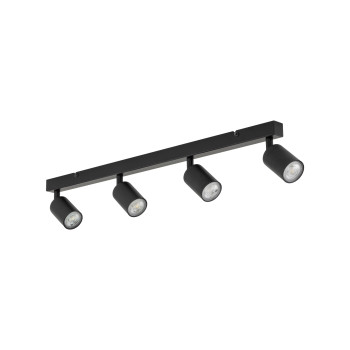 TK Lighting Top fekete mennyezeti spotlámpa (TK-6177) GU10 4 izzós IP20