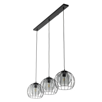 TK Lighting Universo fekete függesztett lámpa (TK-4483) E27 3 izzós IP20