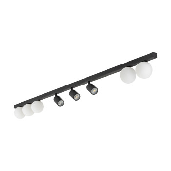 TK Lighting Vox fekete mennyezeti lámpa (TK-10004) GU10+G9 8 izzós IP20