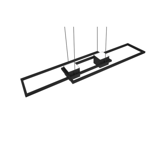 Trio Albany fekete LED függesztett lámpa (TRI-347710432) LED 1 izzós IP20