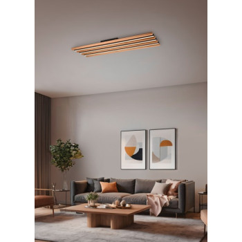 Trio Fontana barna-fekete LED mennyezeti lámpa (TR-648911332) LED 1 izzós IP20