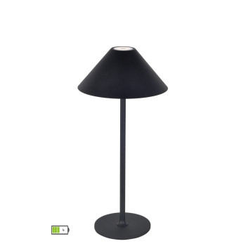 Viokef Cone fekete LED asztali lámpa (VIO-4275201) LED 1 izzós IP54