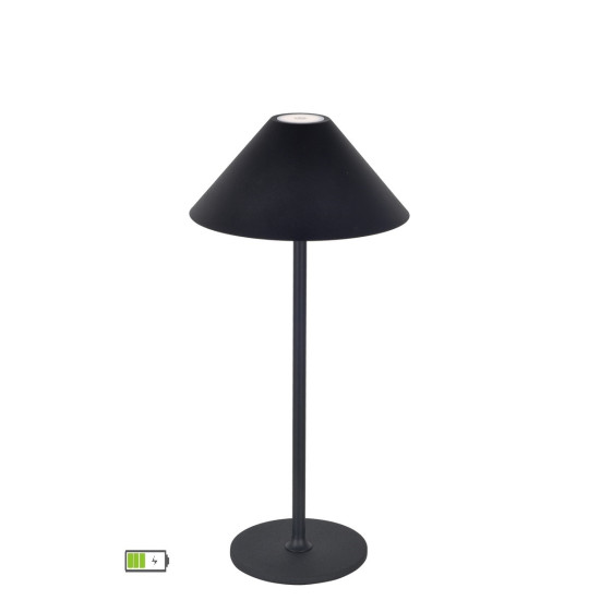 Viokef Cone fekete LED asztali lámpa (VIO-4275201) LED 1 izzós IP54