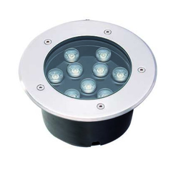 Viokef Lotus ezüst talajba építhető LED kültéri lámpa (VIO-4187000) LED 1 izzós IP65/IP67