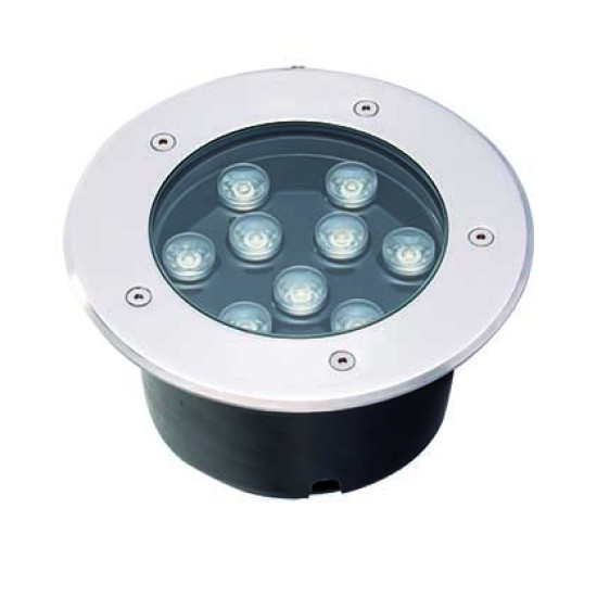 Viokef Lotus ezüst talajba építhető LED kültéri lámpa (VIO-4187000) LED 1 izzós IP65/IP67